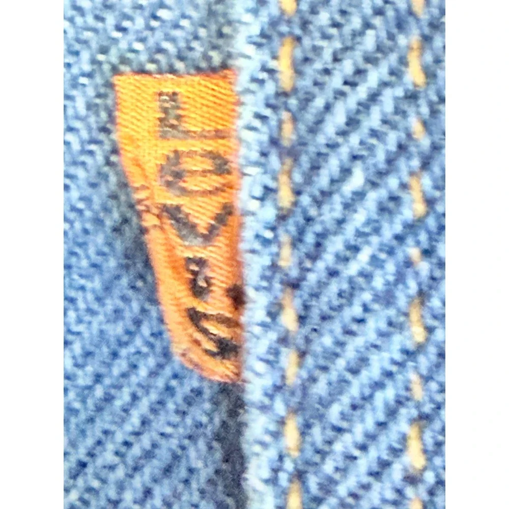 Vintage Levis 516 Orange Tab Jeans 75' Mens 34x30 Medium Wash Straight Leg